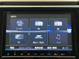 オーディオメニューです。スマートフォンとの連携が可能です♪視認性に優れており、使い勝手も良好です。