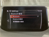 Bluetoothに接続することで、スマートフォンに入っている音楽アプリを車内で楽しめたり、通話が出来ます♪