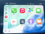 ●Apple Car Play:スマホとの有線接続で、ナビ・オーディオ再生などスマホのアプリ機能が画面でも使える便利機能です!