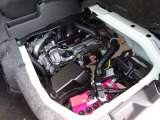エンジンルームもきれいですよ。機関機構系も良好です。納車前に点検整備も行います。エンジンオイル・オイルフィルター等は交換致します。