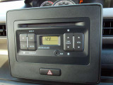 FM/AMラジオ付CDプレイヤーを装備しています♪