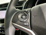 ステアリングにオーディオ操作スイッチが付いています。オーディオ画面に直接タッチしなくても操作が出来ますので、運転に集中できます。