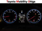 昼間でもくっきり見やすい、高質感メーターです。