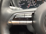 運転中でも操作ができるステアリングコントロールボタンも付いています。手元でオーディオ操作も安全でかつ楽々ですね!!