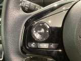 ステアリングにオーディオ操作スイッチが付いています。オーディオ画面に直接タッチしなくても操作が出来ますので、運転に集中できます。
