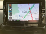 純正ナビゲーション。地上デジタル放送・DVD再生・音楽録音・Bluetooth接続