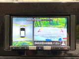 【アラウンドビューモニター】専用のカメラにより、上から見下ろしたような視点で360度クルマの周囲を確認することができます☆死角部分も確認しやすく、狭い場所での切り返しや駐車もスムーズに行えます。
