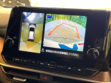 【アラウンドビューモニター】専用のカメラにより、上から見下ろしたような視点で360度クルマの周囲を確認することができます☆死角部分も確認しやすく、狭い場所での切り返しや駐車もスムーズに行えます。