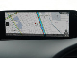 マツダコネクトの10.25インチワイドセンターディスプレイです。『Android Auto』『Apple CarPlay』や独自のコネクテッドサービスに対応したインターフェイスシステムです。