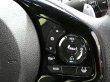 【ステアリングスイッチ】ハンドルから手を離さずに、操作が出来るスイッチです。(現車でのご確認をお願い致します)