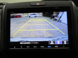 バックカメラの画像です。ガイドラインがスムースな車庫入れをサポートいたします!車庫入れの安心感がアップしますね☆