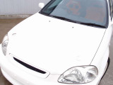 人気のEK9タイプRカスタム車両の入庫!世界的にも人気のRAYS製TE3715AWを装着し、カロッツエリア製ディスプレイオーディオにバックカメラ、スピーカー、サブウーハーなど内外装充実装備の一台