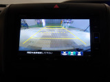 バックカメラの画像です。ガイドラインがスムースな車庫入れをサポートいたします!車庫入れの安心感がアップしますね☆
