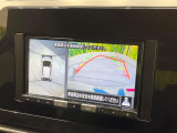 【アラウンドビューモニター】専用のカメラにより、上から見下ろしたような視点で360度クルマの周囲を確認することができます☆死角部分も確認しやすく、狭い場所での切り返しや駐車もスムーズに行えます。