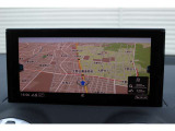 AudiMMIナビゲーションシステム。地デジ・ハンズフリー等多彩なインフォテインメントを自在にコントロールできます。