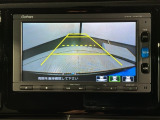 リバースギアに入れるだけで後方の表示へ切り替わります。夜間や雨の日の駐車も楽になりますよ。