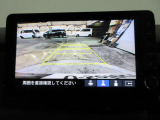 バックカメラの画像です。ガイドラインがスムースな車庫入れをサポートいたします!車庫入れの安心感がアップしますね☆