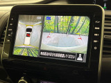 【アラウンドビューモニター】専用のカメラにより、上から見下ろしたような視点で360度クルマの周囲を確認することができます☆死角部分も確認しやすく、狭い場所での切り返しや駐車もスムーズに行えます。