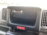AM/FMラジオチューナー装備です。別途有料オプションにて、ナビやオーディオもお選びいただけます。お気軽にご相談ください。