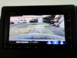 バックカメラの画像です。ガイドラインがスムースな車庫入れをサポートいたします!車庫入れの安心感がアップしますね☆