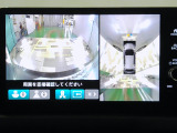 マルチビューカメラシステム。前後左右にカメラがついているのでとっても安心ですね。