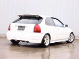 人気のEK9タイプRカスタム車両の入庫!世界的にも人気のRAYS製TE3715AWを装着し、カロッツエリア製ディスプレイオーディオにバックカメラ、スピーカー、サブウーハーなど内外装充実装備の一台