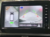 【アラウンドビューモニター】車を上から見下ろしているかのような映像で周囲の状況がひと目で確認、狭い駐車場に駐車するときも安心です♪♪障害物などがあると警告音がなりますので安心して駐車が出来ます★