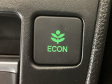 ★ECONスイッチ★ エコドライブを加速しよう!スイッチをONにすると、運転の仕方によるロスを抑え込み燃費をよくするようクルマが頑張ります(*^ー^*)燃費向上にチャレンジ♪