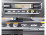 便利なオートエアコン! 4WD専用のドアミラーヒーターも搭載!