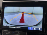 バックカメラの画像です。ガイドラインがスムースな車庫入れをサポートいたします!車庫入れの安心感がアップしますね☆