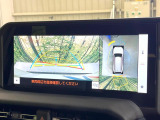 【パノラミックビューモニター】専用のカメラにより、上から見下ろしたような視点で360度クルマの周囲を確認することができます☆縦列駐車や幅寄せ時に活躍してくれます♪