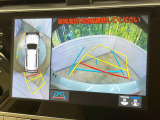 【パノラミックビューモニター】専用のカメラにより、上から見下ろしたような視点で360度クルマの周囲を確認することができます☆死角部分も確認しやすく、狭い場所での切り返しや駐車もスムーズに行えます。