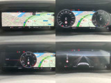 【インタラクティブドライバーディスプレイ:MOP価格 107,000円】12.3インチのフルTFTディスプレイ。ご覧のとおりレイアウトも自由自在に。ワンメーター・ツーメーターフルマップなどからお選びいただけます。