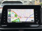 大画面9インチナビが付いています!ナビゲーションの案内も高精細で見やすいです!Bluetooth接続でハンズフリー通話も出来ますので安心ですね!