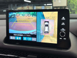 【マルチビューカメラシステム】専用のカメラにより、上から見下ろしたような視点で360度クルマの周囲を確認することができます☆縦列駐車や幅寄せ時に活躍してくれます♪