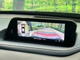 【360&deg;ビューモニター】専用のカメラにより、上から見下ろしたような視点で360度クルマの周囲を確認することができます☆死角部分も確認しやすく、狭い場所での切り返しや駐車もスムーズに行えます。