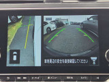 左前タイヤ付近の映像でドライバーの死角を補助。発進低速時の障害物、溝等の確認が出来ます。