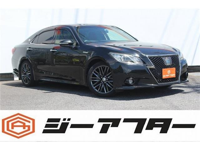 クラウンアスリート ハイブリッド 2.5 S ブラックスタイル 禁煙車 純正ナビ フルセグ...