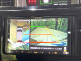 【パノラマモニター】専用のカメラにより、上から見下ろしたような視点で360度クルマの周囲を確認することができます☆死角部分も確認しやすく、狭い場所での切り返しや駐車もスムーズに行えます。