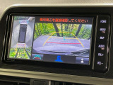 【パノラミックビューモニター】専用のカメラにより、上から見下ろしたような視点で360度クルマの周囲を確認することができます☆死角部分も確認しやすく、狭い場所での切り返しや駐車もスムーズに行えます。
