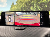 【360&deg;ビューモニター】専用のカメラにより、上から見下ろしたような視点で360度クルマの周囲を確認することができます☆死角部分も確認しやすく、狭い場所での切り返しや駐車もスムーズに行えます。