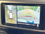 【パノラマモニター】専用のカメラにより、上から見下ろしたような視点で360度クルマの周囲を確認することができます☆縦列駐車や幅寄せ時に活躍してくれます♪