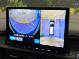 【アラウンドビューモニター】専用のカメラにより、上から見下ろしたような視点で360度クルマの周囲を確認することができます☆死角部分も確認しやすく、狭い場所での切り返しや駐車もスムーズに行えます。