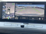 上から見たような画像で車庫入れなどに便利なアラウンドビューモニター