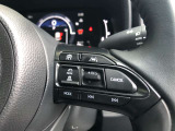 全車速追従機能付きレーダークルーズコントロール。ミリ波レーダーと単眼カメラで先行車を認識し追従走行