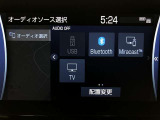 ラジオ、フルセグテレビ、CD再生、DVD再生、SD再生(音楽/動画)、SD録音(別途SDカードが必要です)、Bluetoothオーディオが使用可能です。機能の詳細は、展示店舗までお尋ねください。