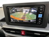 バックモニター装備!駐車時等に活躍♪ ガイドライン付きで、自信が無くても O.K♪ 一度体験すると、無くてはならないものですよ☆