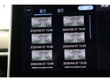 前後ドライブレコーダー搭載。車載カメラの映像を内蔵メモリーに録画。別のカメラを後付けすることなく前後映像を記録できます。録画した映像はディスプレイオーディオの大画面ですぐに再生、確認できます。