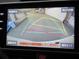 バックガイドモニターで、後方を確認しながら安心して駐車することができます。運転初心者も熟練者も必須の機能ですよ!