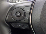 ステアリングスイッチ装備!運転しながら手元でオーディオの操作などができます。